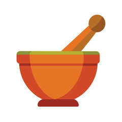 mortar vector illustration