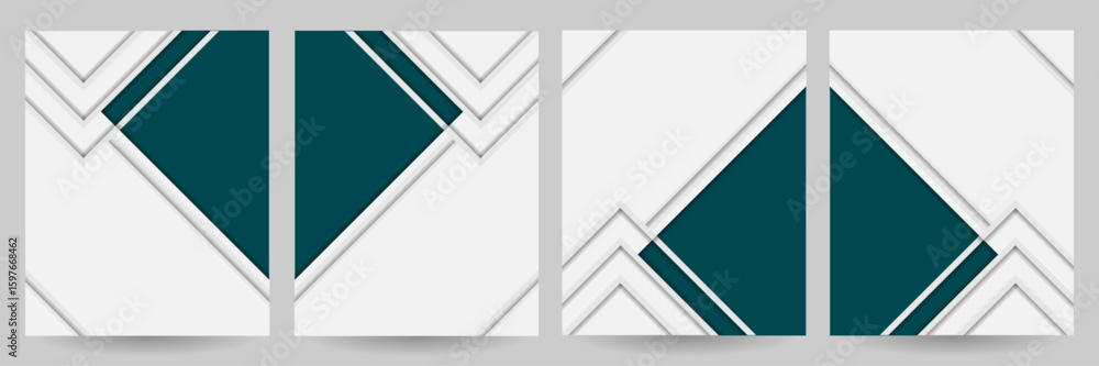 Poster abstract cover background with multiple triangle shape – geometric line minimal banner template – se