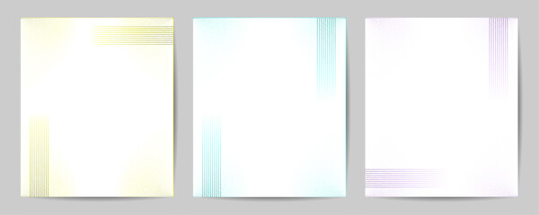 Fototapeta premium Line Stripes Background Design – Abstract Template for Book Cover, Brochure, Poster, Flyer, and Annual Reports