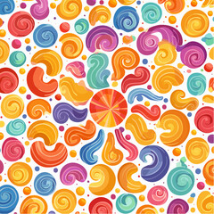 Fototapeta premium crunchy abstract background, psychedelic illustration