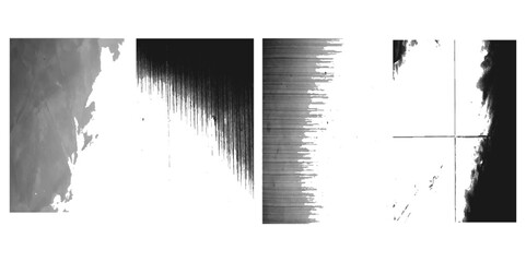 Grunge ink splash frame with black paint splatter and dirty spray background texture .hand drawn freehand vector elements for splotchy brush stroke .