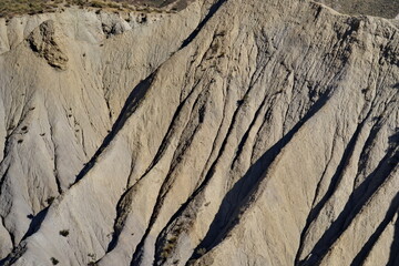 Parois rocheuses de canyon.