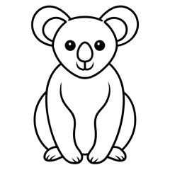 Obraz premium Koala animal vector illustration perfect for posters, icon, t-shirts, cards, wall art prints and ai design.