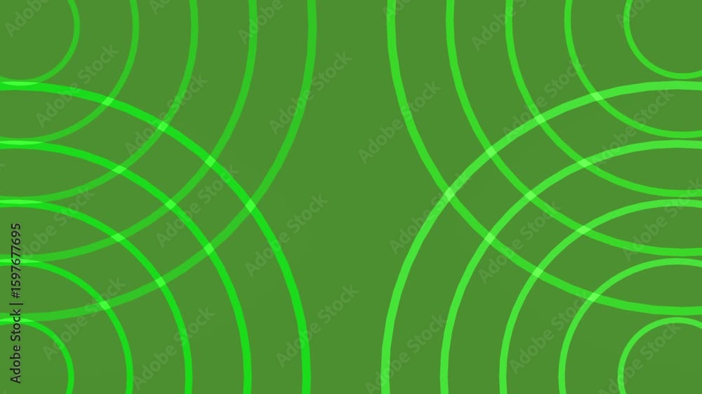 Poster abstract 3d circles render background loop white abstract pattern of circles with the effect of disp