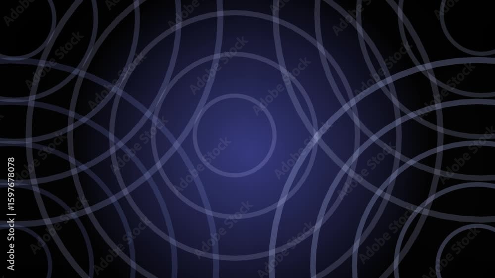 Poster abstract 3d circles render background loop white abstract pattern of circles with the effect of disp