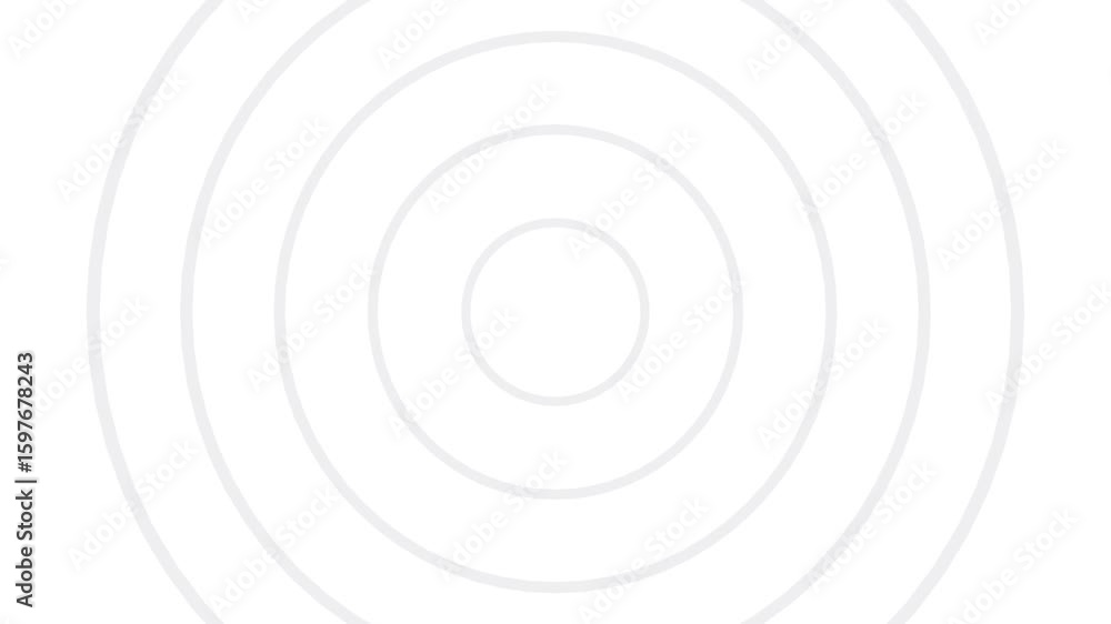 Poster abstract 3d circles render background loop white abstract pattern of circles with the effect of disp