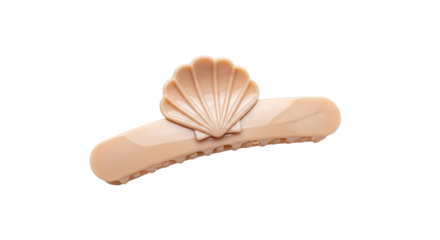 Isolated Shell Hair Clip