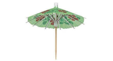 Isolated Cocktail Umbrella