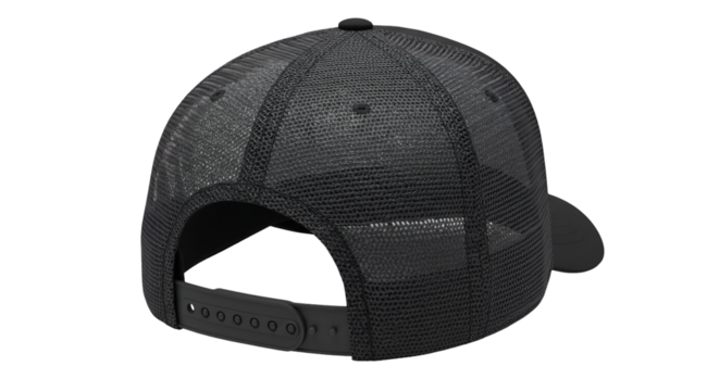 Dark gray mesh back cap.