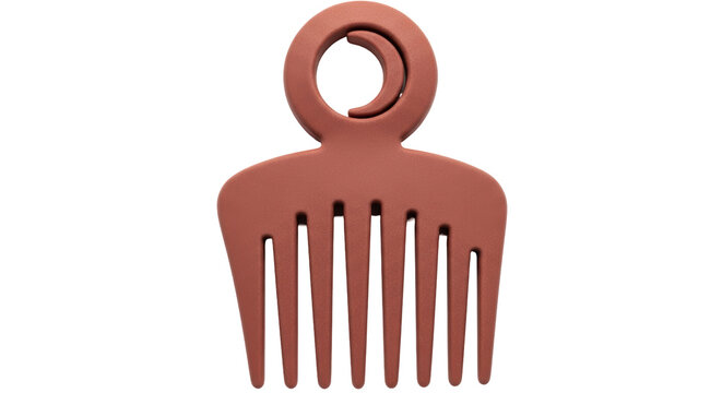 Isolated Afro Pick