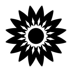 vector silhouette element circle