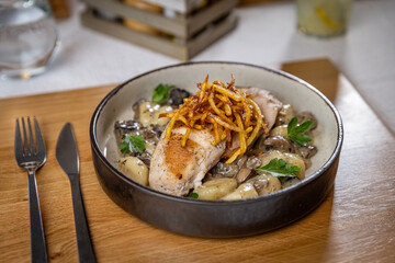 Delicious grilled chicken breast