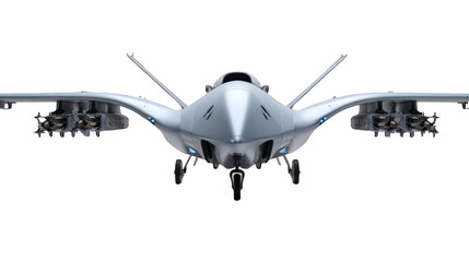 Fototapeta premium A fighter jet with many guns on it