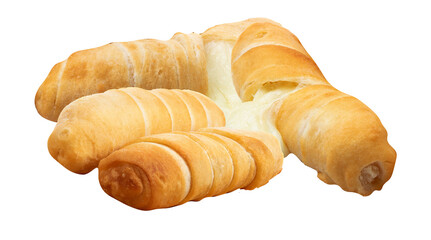 teque?os, venezuelan cheese sticks on transparent background.