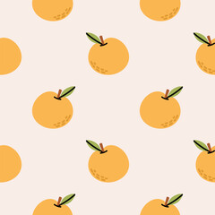 Obraz premium Yellow apple seamless pattern