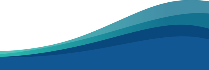 Gradient Wave Footer 