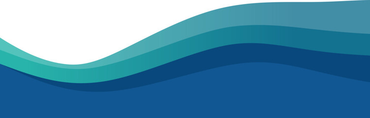 Gradient Wave Footer 