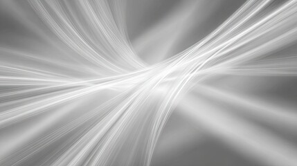 Abstract Gray White Light Twirl Design