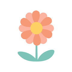 vector illustration dahlia flower