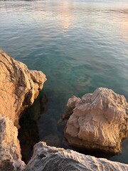 rocks in the sea