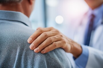 Doctor Comforts Patient with Gentle Touch