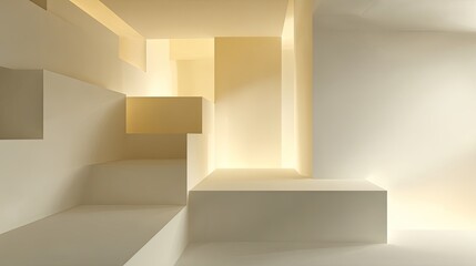 Abstract Modern Geometric Interior Design