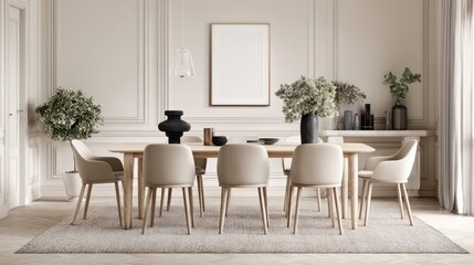 Elegant Dining Room Scene