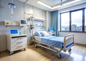 single patient room monitor oxygen tank