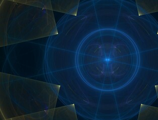 Imaginatory fractal abstract background Image