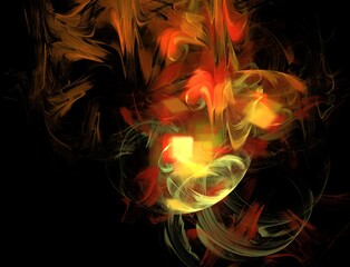 Imaginatory fractal abstract background Image