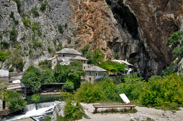 Quelle der Buna Fluss