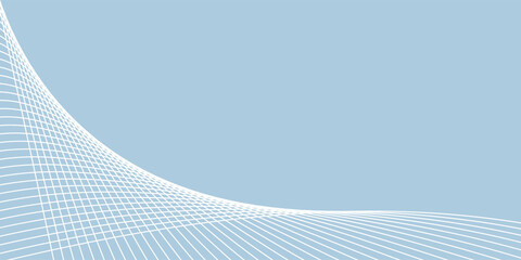 Cyan blue abstract background with curve line for backdrop or presentation