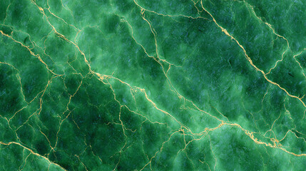 Fototapeta premium A vibrant green marble texture featuring intricate veins, perfect for backgrounds and design projects.
