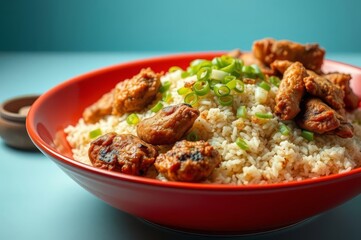 Vibrant Surinamese Fried Rice Dish