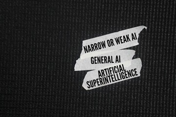 There are 3 types of artificial intelligence (AI): narrow or weak AI, general or strong AI, and...