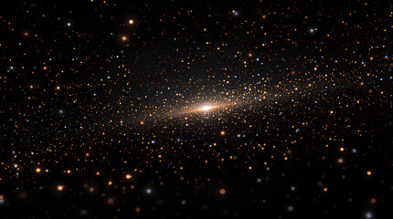 Space, galaxy background with astrophotography of spiral galaxy in Future Dusk style. Authentic deep space