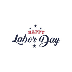 Happy Labor Day Celebration Typography Graphics