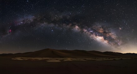 Fototapeta premium Atacama Desert Night Sky Full of Stars – Pristine Milky Way Views, Dramatic Landscapes, and Unmatched Stargazing in Chile’s Legendary High-Altitude Desert