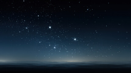 Naklejka premium create photorealistic ultraminimalist image of nighttime sky for modern website background