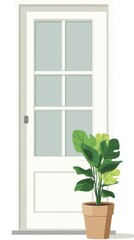 Greenhouse Door Garden Structure