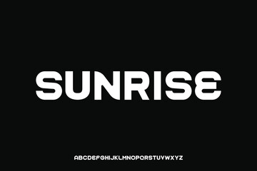 Display alphabet font vector design suitable for headline, poster, logo, magazine and many more