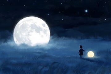 Naklejka premium Dream-Inspired Surreal Scene with Unusual and Creative
