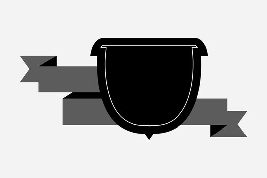 Badge Design featuring a sophisticated Ribbon to symbolize accomplishment