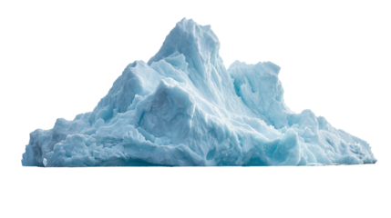 An iceberg isolated on white background