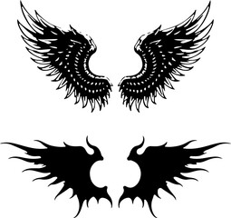 Obraz premium Bird Silhouette Bundle | Flying Bird Clipart