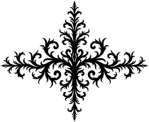 Obraz premium Vintage Ornamental Flourish Vector Set