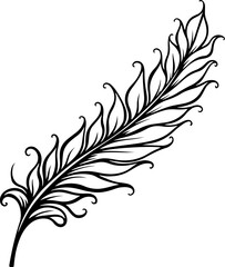 Obraz premium Vintage Ornamental Flourish Vector Set