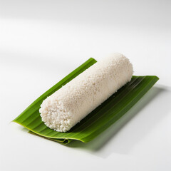 Puttu isolated on leaf