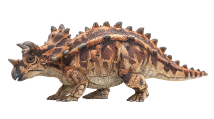 Euoplocephalus isolated on white background