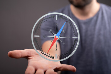 Find your way with this compass image. Ideal for navigation, direction, and exploration concepts.